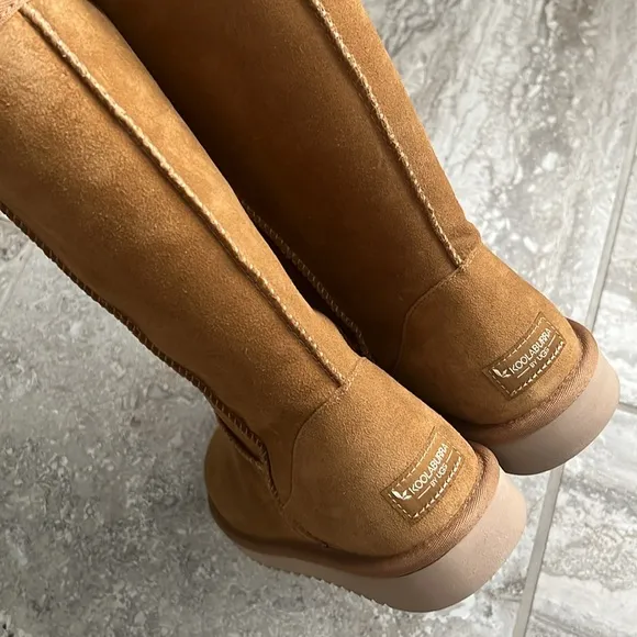 UGG’s Koolaburra KOOLA Tall Boots in Chestnut, Size 11 Wide New in Box