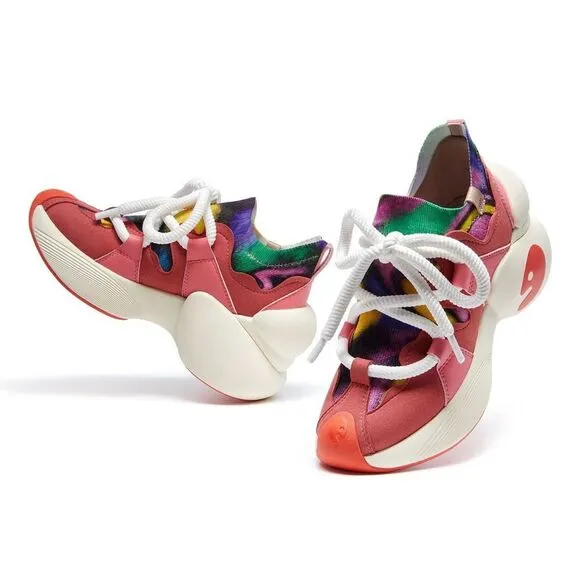 UIN Women's Walking Shoes Casual Travel Fashion Sneakers(COLORFUL RHYME)
