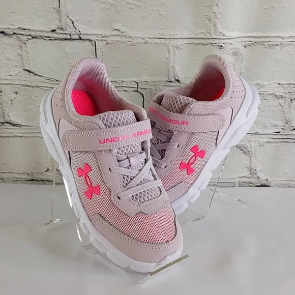 UNDER ARMOUR 'ASSERT 9' ATHLETIC RUNNING SHOES &quot;ELECTRIC PINK&quot;