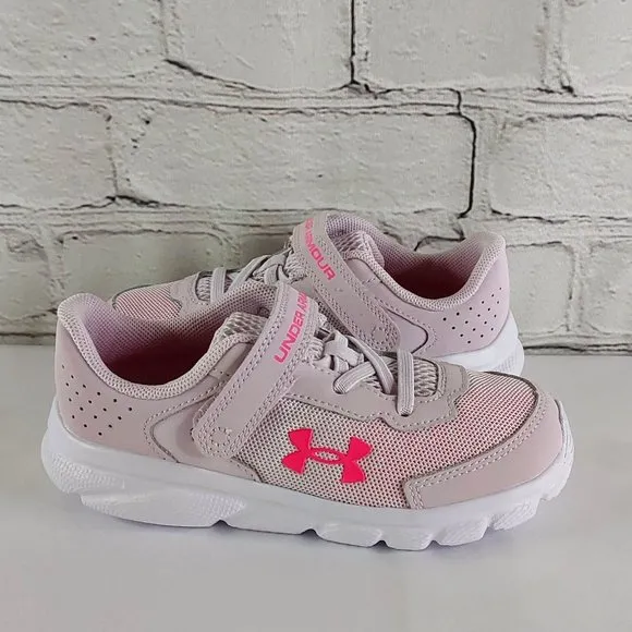 UNDER ARMOUR 'ASSERT 9' ATHLETIC RUNNING SHOES &quot;ELECTRIC PINK&quot;