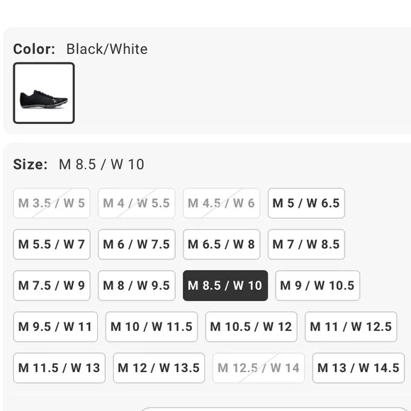 UNDER ARMOUR Kick Sprint 4 Track and Field Spikes, Track Running Shoes