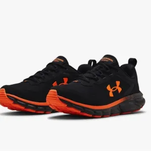Under Armour Men's Black and Orange Running Shoes