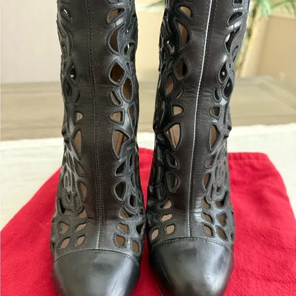 Valentino Women's Black Leather Boots