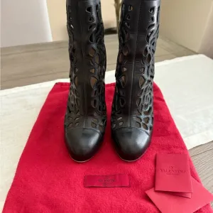 Valentino Women's Black Leather Boots