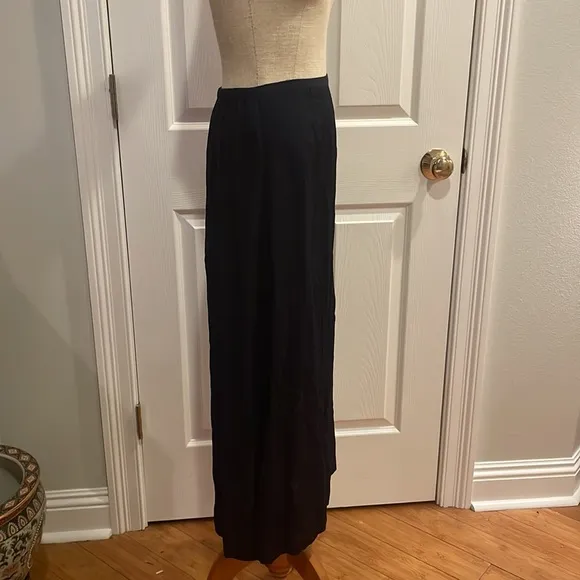 Valerie Stevens maxi skirt navy blue size PS Small Petite