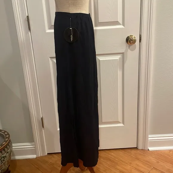 Valerie Stevens maxi skirt navy blue size PS Small Petite