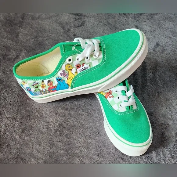 Vans Authentic Sesame Street Boys' Preschool Casual Running Shoes