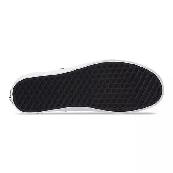 Vans Big Kid's Black Checkerboard Slip-On Sneakers Shoes Size 4