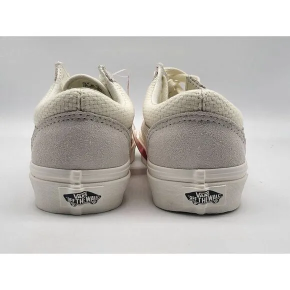 Vans Old Skool Marshmallow Womens Size 6 Cream White Athletic Shoes Sneakers