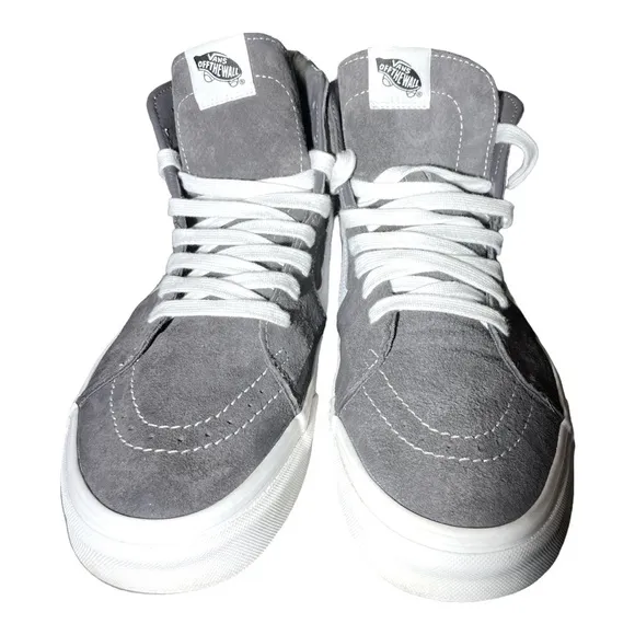 Vans Sk8-Hi Pig Suede Rabbit/Snow White Men Size 12