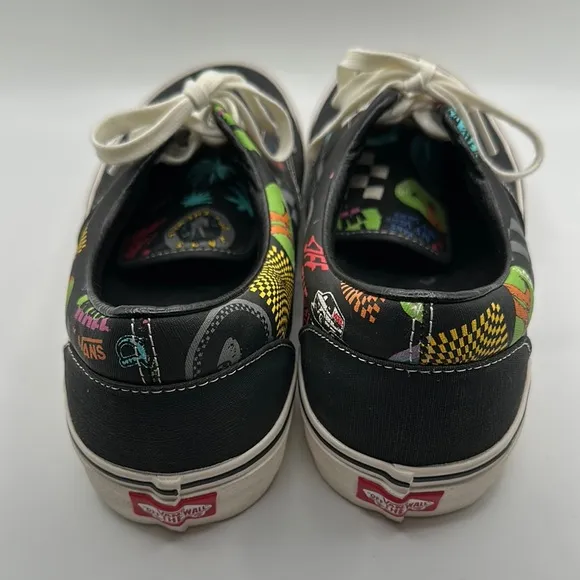 Vans Sz 12 Era Surf Black Graphic Sneakers