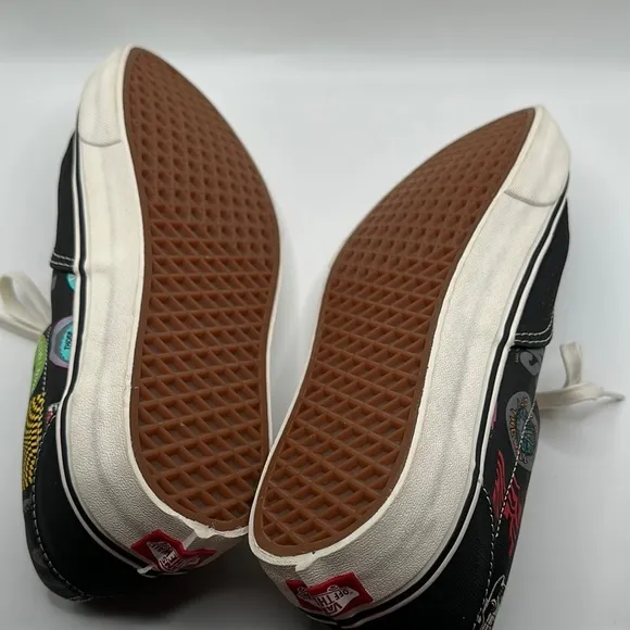 Vans Sz 12 Era Surf Black Graphic Sneakers