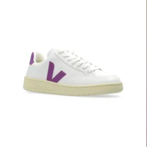 VEJA V-12 Leather Extra White and PurpleCosmos sneaker