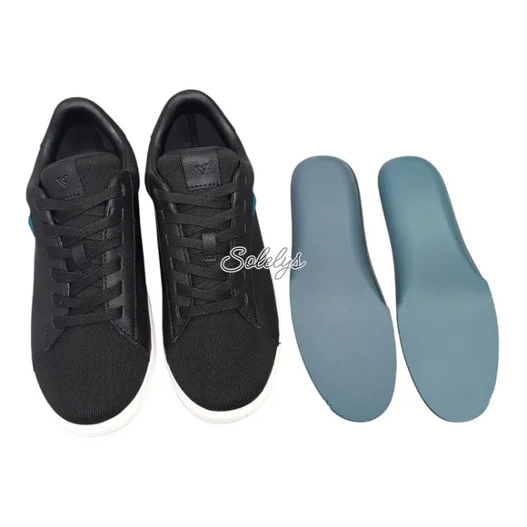 Vessi Soho 2 Black White Low Top Waterproof Vegan Leather Casual Sneaker Women 7