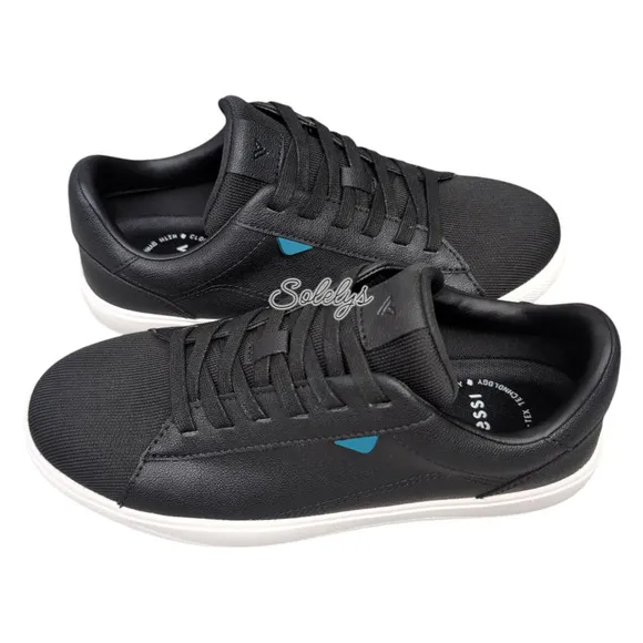 Vessi Soho 2 Black White Low Top Waterproof Vegan Leather Casual Sneaker Women 7
