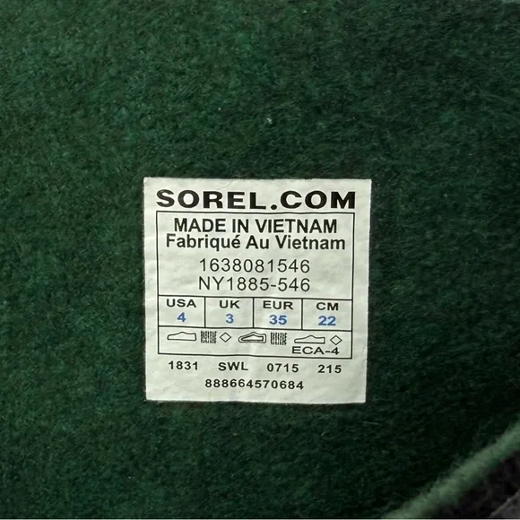 VGUC Sorel Flurry TP Insulated Waterproof Winter Snow Boots In Purple 4