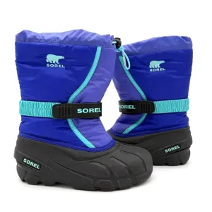 VGUC Sorel Flurry TP Insulated Waterproof Winter Snow Boots In Purple 4