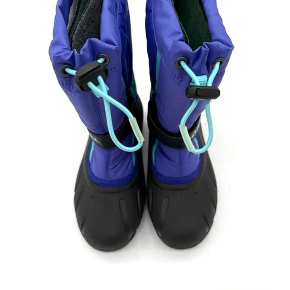 VGUC Sorel Flurry TP Insulated Waterproof Winter Snow Boots In Purple 4