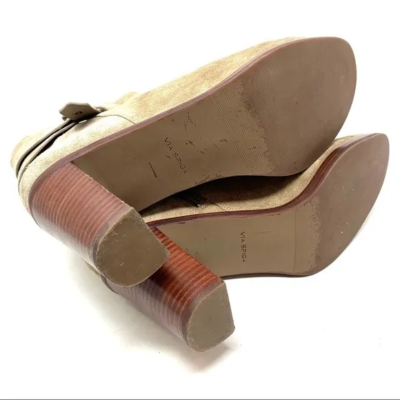 Via Spiga Farrah Strap Ankle Bootie antelope D360