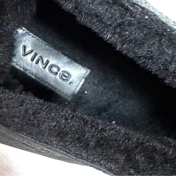 Vince Black Booties Casual Low-Top