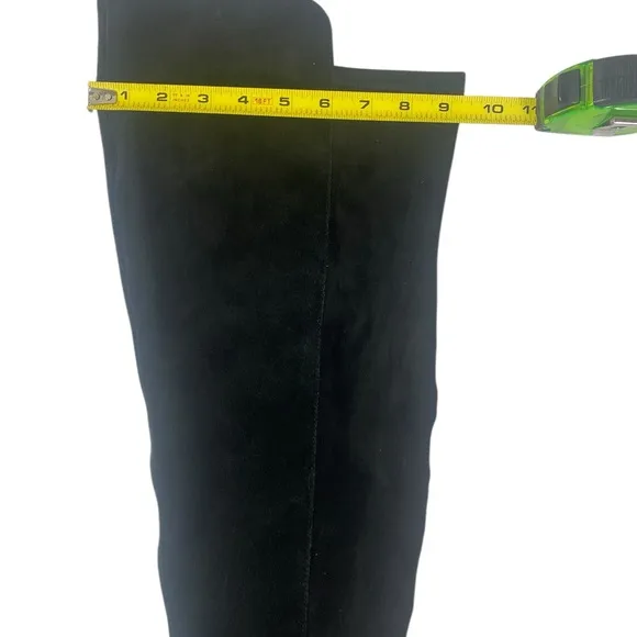 Vince Camuto 9.5 M Shianne 2 Stretch and Suede leather black over the knee