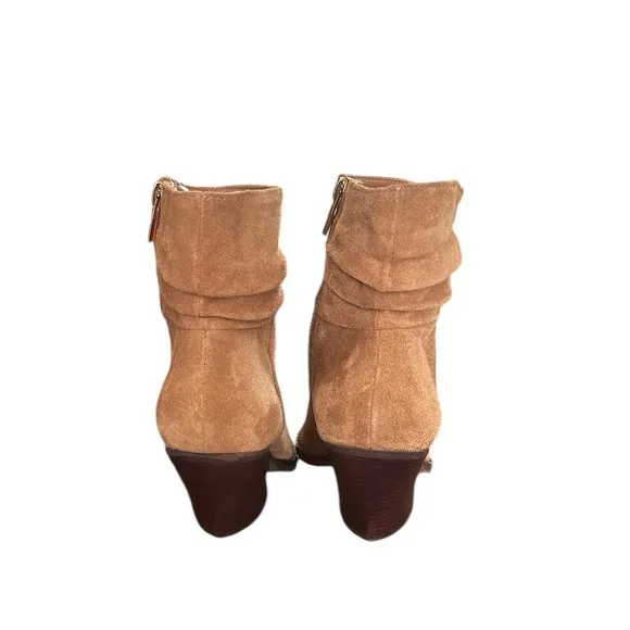 Vince Camuto Boots Slouched Suede Western Boots Nerlinji - size 8 1/2 M