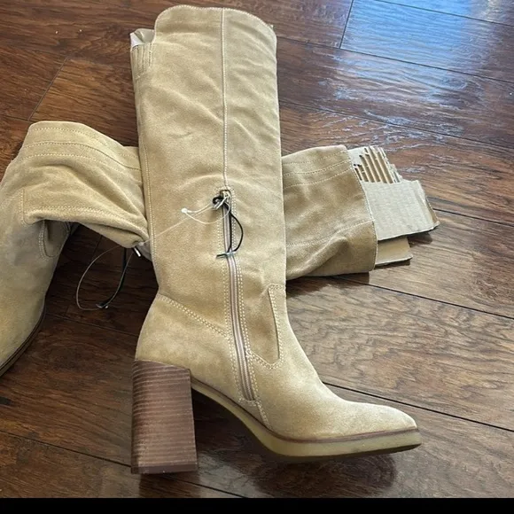 Vince Camuto Eyana Suede Over-The-Knee Boots Size 9.5 NEW