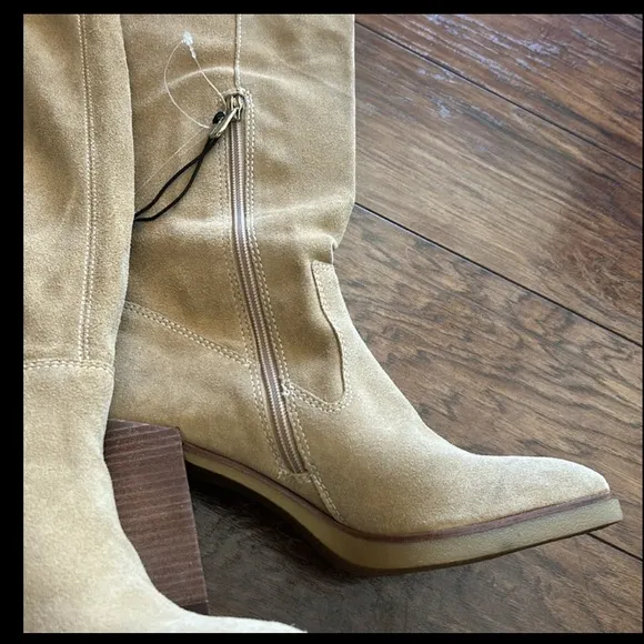 Vince Camuto Eyana Suede Over-The-Knee Boots Size 9.5 NEW