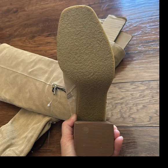 Vince Camuto Eyana Suede Over-The-Knee Boots Size 9.5 NEW