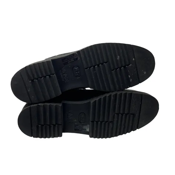 Vince | Claudia Suede &amp; Shearling Boots in Black US 10/EU 40