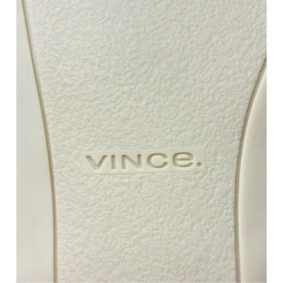 Vince Deana Leather Slingback Thong Strappy Sandals in Ivory NWOB Size 11