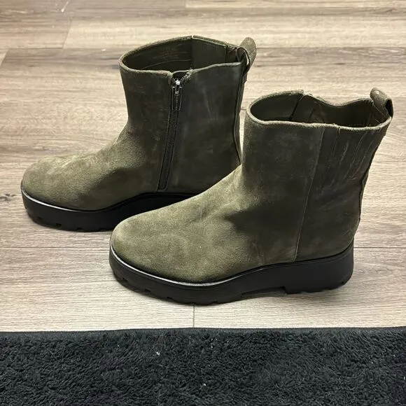 Vince Camuto Womens Neframes Ankle Boots Wedge Heel Size 7.5