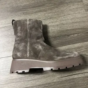 Vince Camuto Womens Neframes Zipper Block Heel Ankle Boots US 9