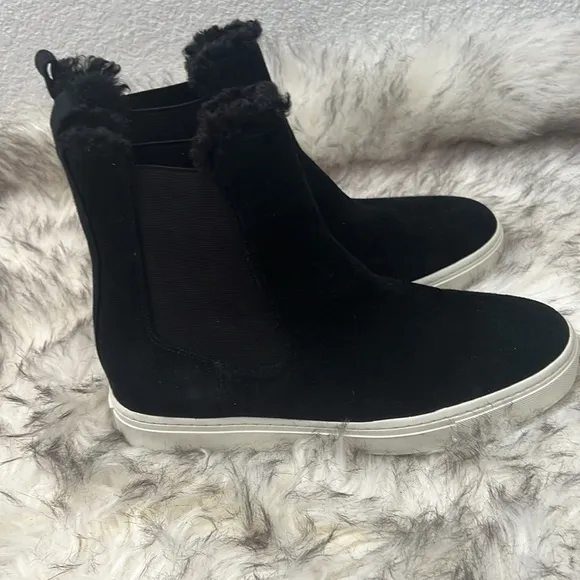 VINCENorman 2 Suede &amp; Faux Fur-Lined Boots