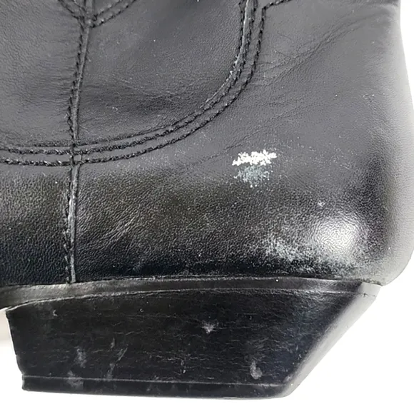 Vintage 1980s Mister Shoes by Markon Footwear Leather Cut Out Western Bo…