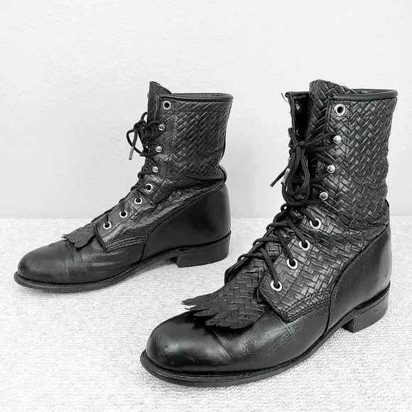 Vintage CAPEZIO Roper Kiltie Boots US 6.5