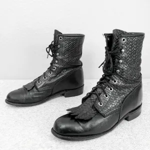 Vintage CAPEZIO Roper Kiltie Boots US 6.5