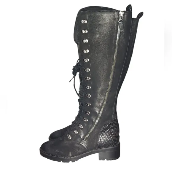 Vintage Foundry Company Women's Henrietta Tall Boot Black Size 6.5