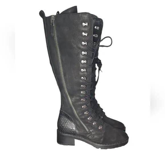 Vintage Foundry Company Women's Henrietta Tall Boot Black Size 6.5