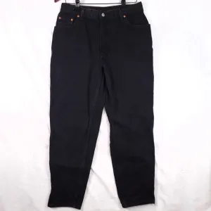 Vintage Levi's 550 Relaxed Fit Tapered Leg 14 Reg Black