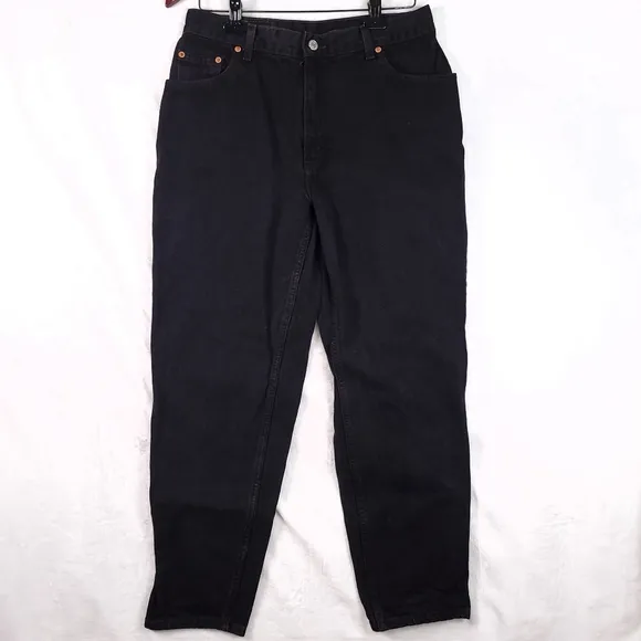 Vintage Levi's 550 Relaxed Fit Tapered Leg 14 Reg Black
