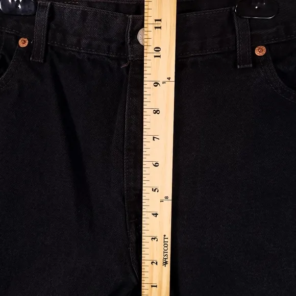 Vintage Levi's 550 Relaxed Fit Tapered Leg 14 Reg Black