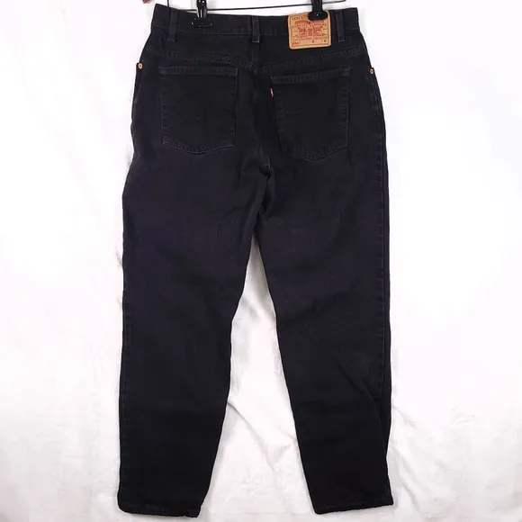 Vintage Levi's 550 Relaxed Fit Tapered Leg 14 Reg Black