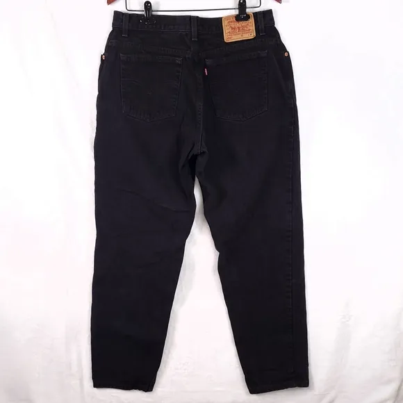 Vintage Levi's 550 Relaxed Fit Tapered Leg 16 Reg Black