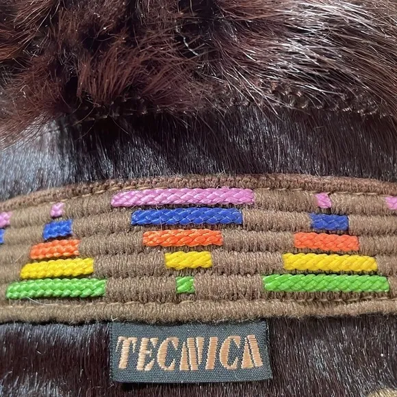 Vintage Tecnica Chocolate Brown Goatskin and Fur Scandia Apres Boots