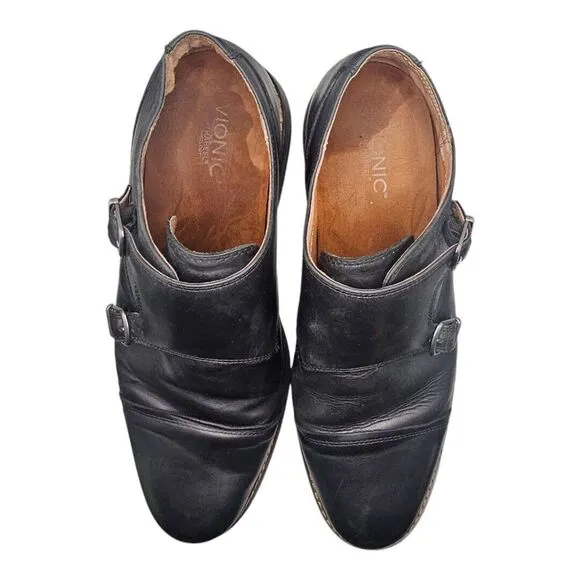 Vionic Stephen Mens‎ Monkstrap Supportive Dress Business Shoes Mens Sz 11.5