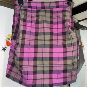 VIVIENNE WESTWOODAlcoholic Mini Skirt Pink Tartan/Size38/Retail-395$