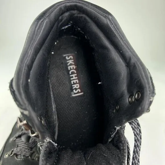 VTG Skechers Jammers 6610 Chunky Insulated Boot US 8.5 Men's Black Hiking Boots