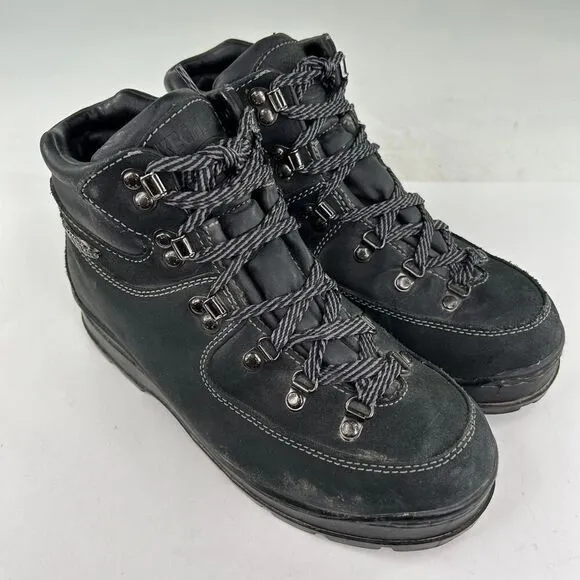 VTG Skechers Jammers 6610 Chunky Insulated Boot US 8.5 Men's Black Hiking Boots