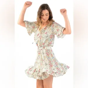 Walker &amp; Wade Ivory Courtney Dress - Size Medium